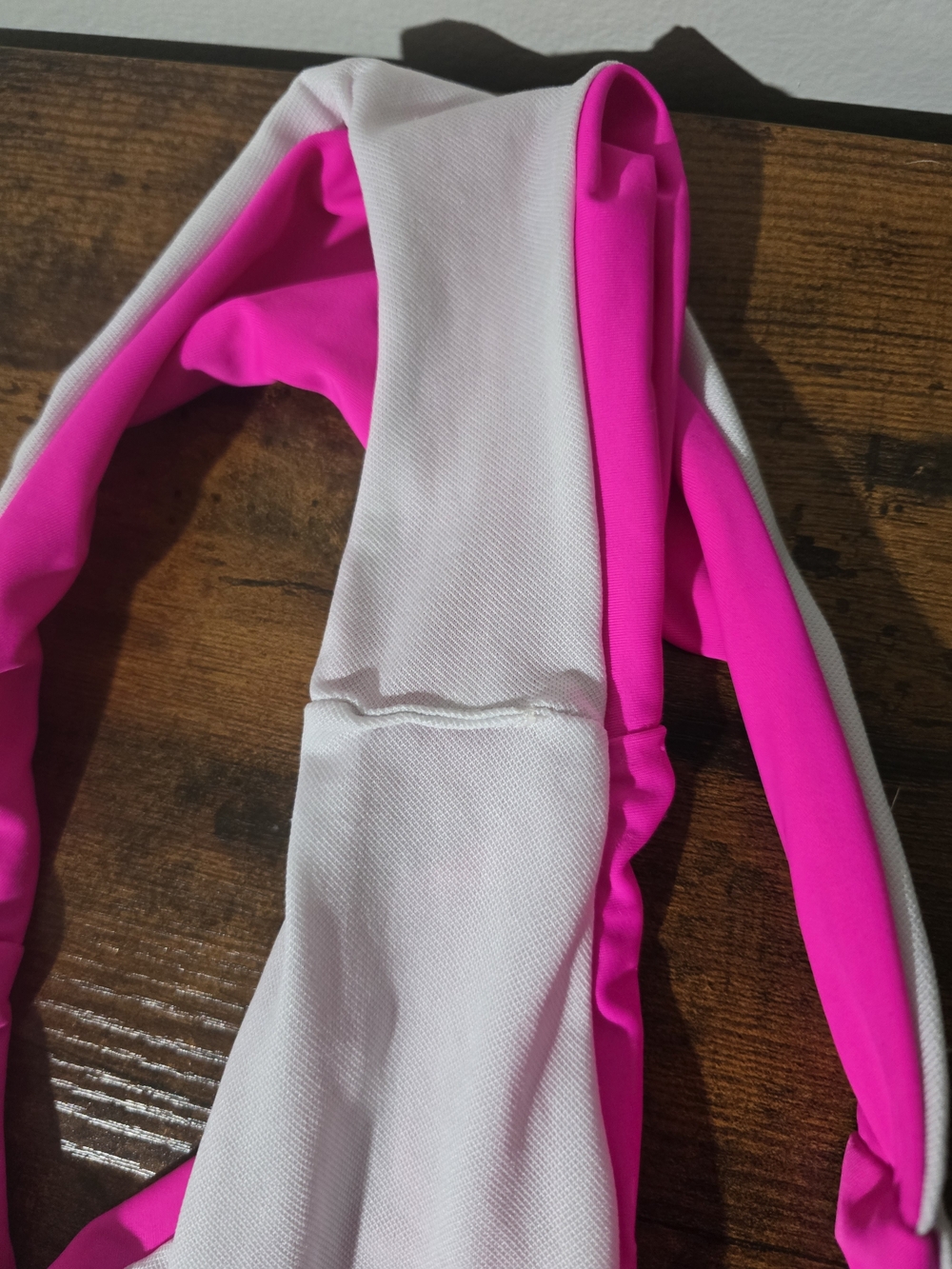 Bright Fuschia Textured Wrap Bikini Set - Picture 6 of 6